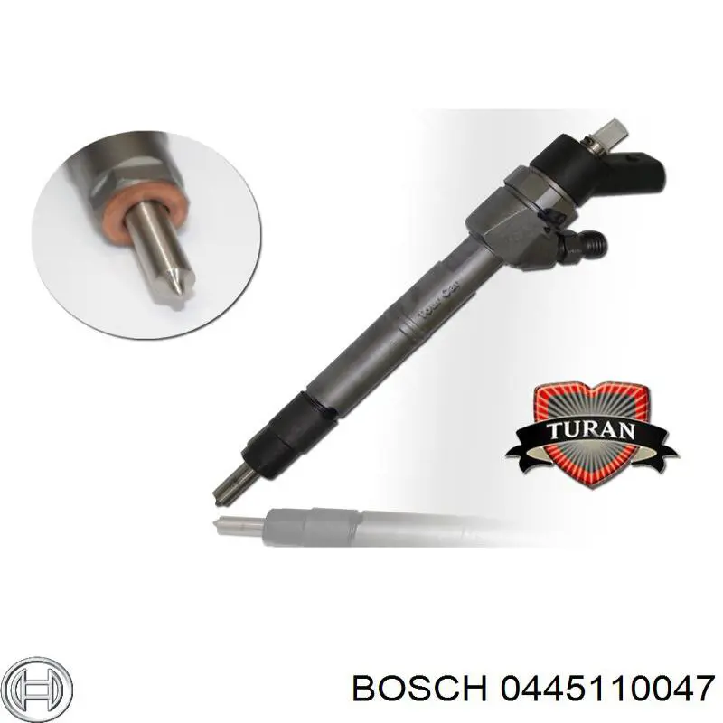 Wtryskiwacz paliwa Bosch 0445110047 cena, od 123,07 USD