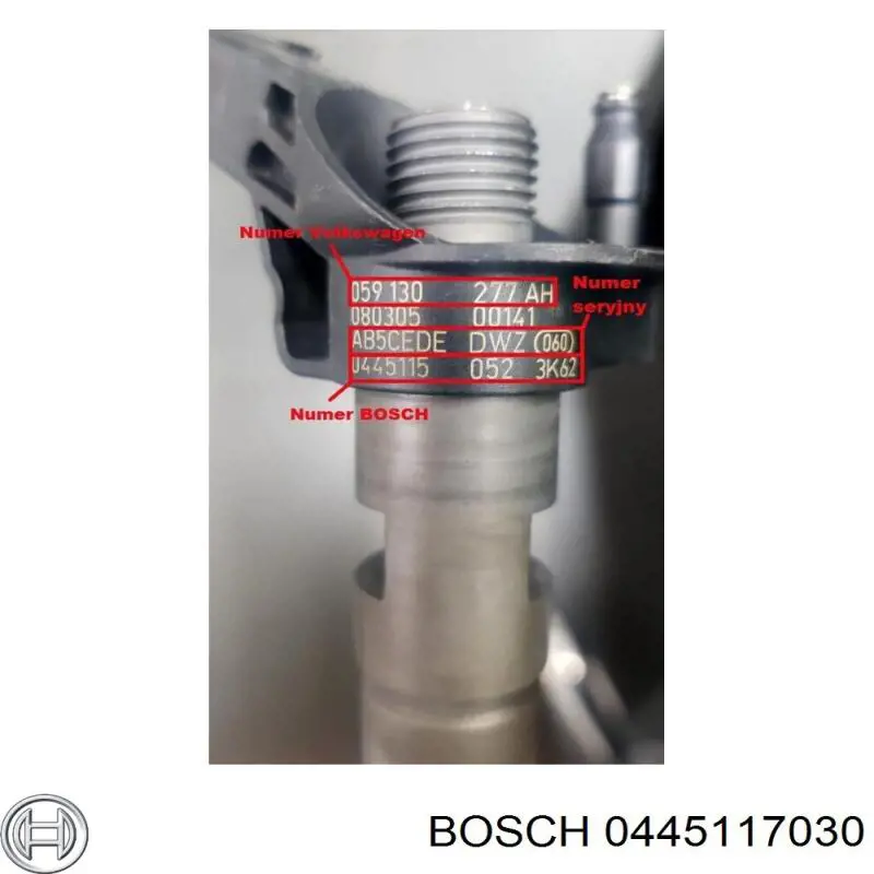 Wtryskiwacz paliwa BMW 13537823462