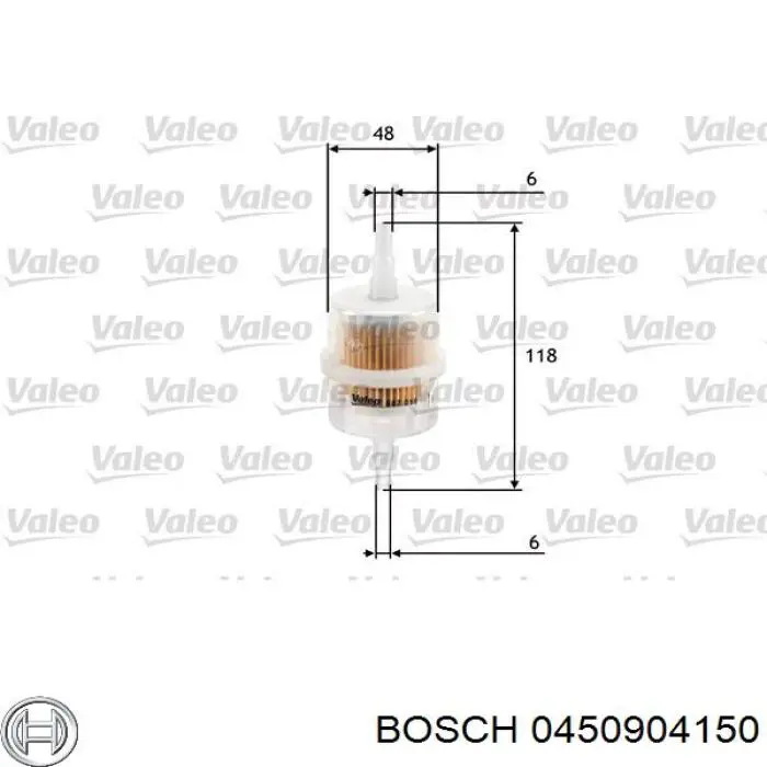 Filtr paliwa Bosch 0450904150 cena, od 4,96 USD
