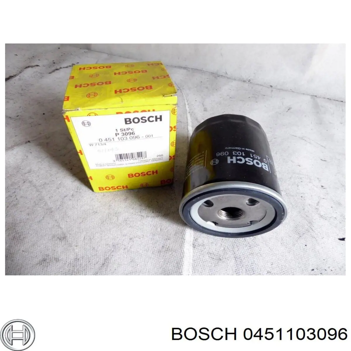 Do koszyka 0451103096 Bosch Filtr oleju