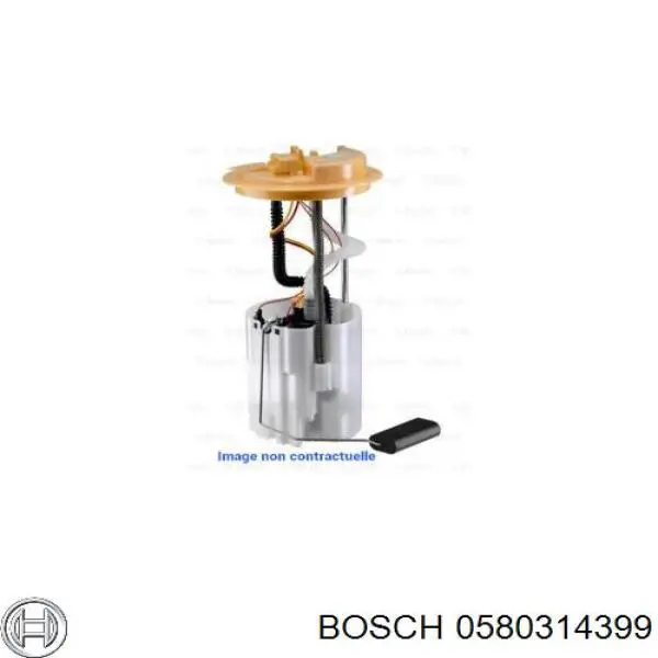 0580314399 Bosch Moduł pompy paliwowej z czujnikiem poziomu paliwa