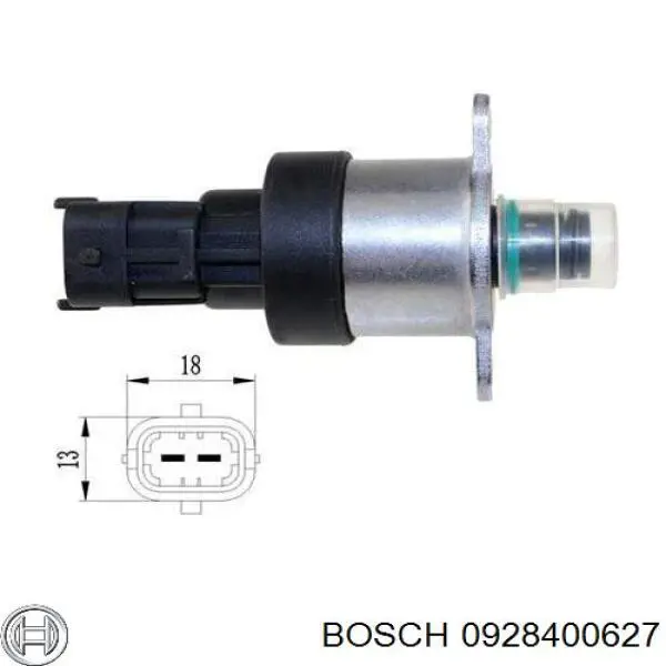 Zawór regulacji ciśnienia (zawór redukcyjny pompy wtryskowej) System Common-Rail Bosch 0928400627 cena, od 60,26 USD