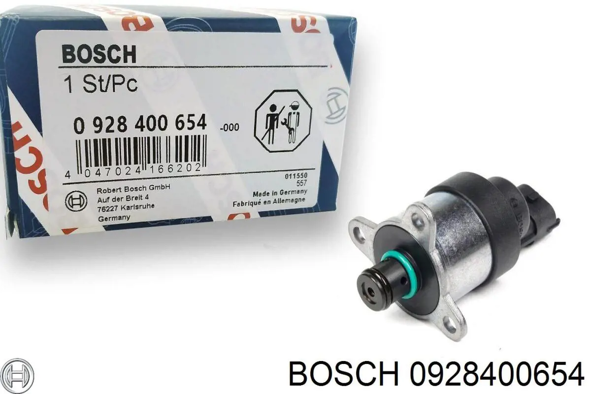 Zawór regulacji ciśnienia (zawór redukcyjny pompy wtryskowej) System Common-Rail 0928400654 Bosch