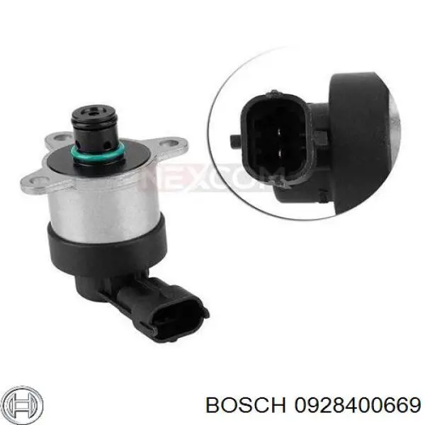 Do koszyka 0928400669 Bosch Zawór regulacji ciśnienia (zawór redukcyjny pompy wtryskowej) System Common-Rail