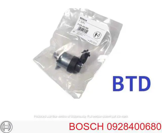 Zawór regulacji ciśnienia (zawór redukcyjny pompy wtryskowej) System Common-Rail 0928400680 Bosch