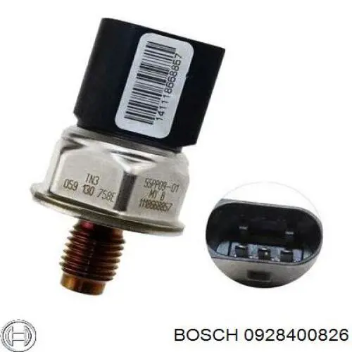 Zawór regulacji ciśnienia (zawór redukcyjny pompy wtryskowej) System Common-Rail Bosch 0928400826