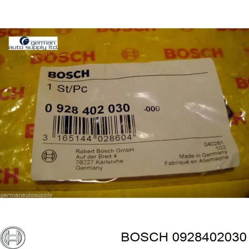 0928402030 Bosch Zawór odcinający paliwo, pompa wtryskowa