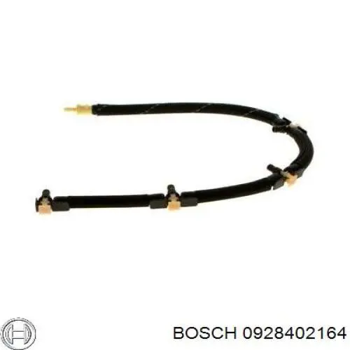 Rurka paliwa, zwrotna od wtryskiwaczy 928402164 Bosch