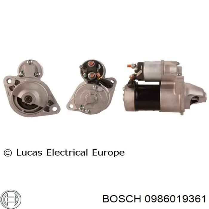 0986019361 Bosch Rozrusznik