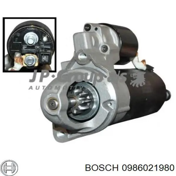 Do koszyka 0986021980 Bosch Rozrusznik