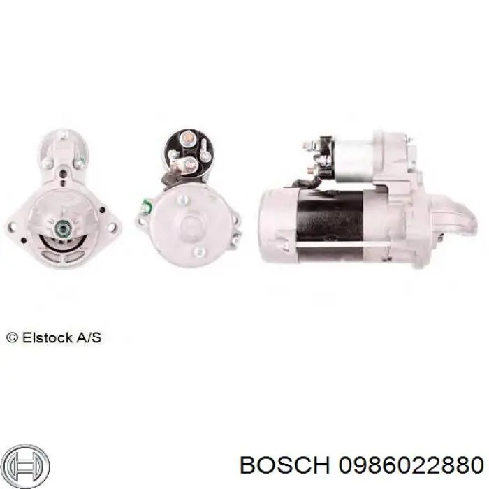 0986022880 Bosch Rozrusznik