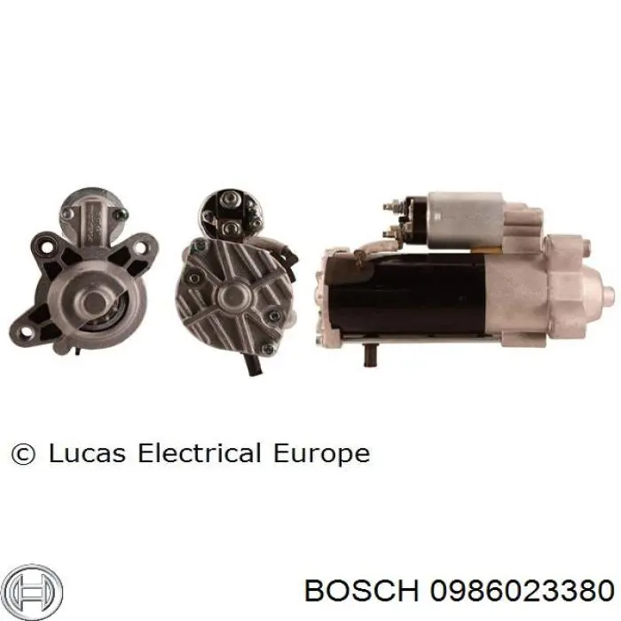 Do koszyka 0986023380 Bosch Rozrusznik