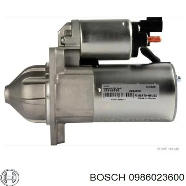 Do koszyka 0986023600 Bosch Rozrusznik