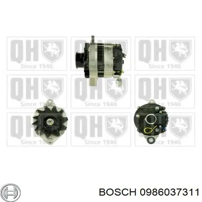 Alternator Bosch 0986037311 cena, od 82,52 USD