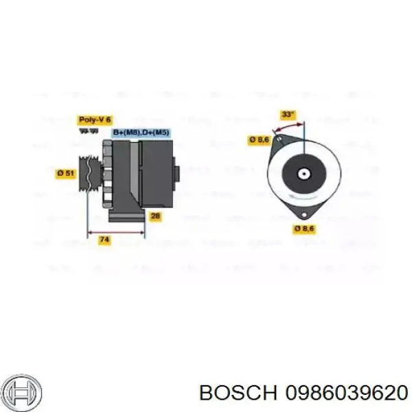 Do koszyka 12311715659 BMW Alternator