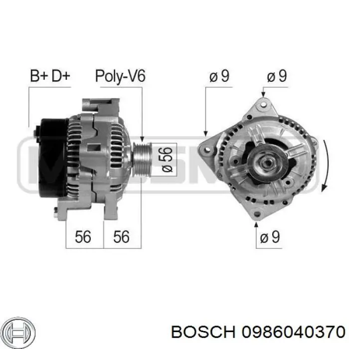 Alternator Volvo 9130217 cena, od 88,53 USD