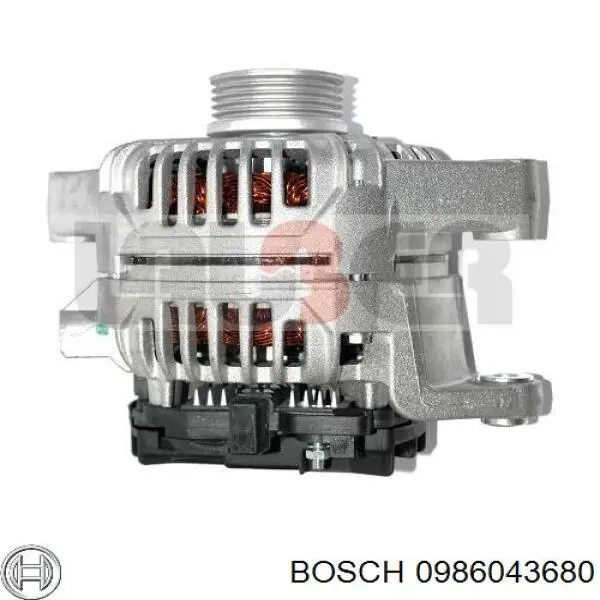 Alternator Bosch 0986043680 cena, od 69,45 USD