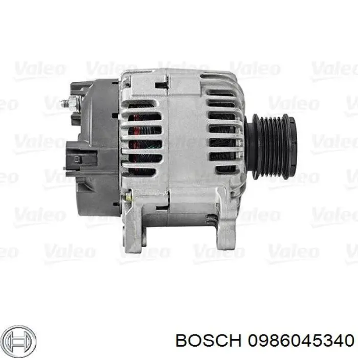 Do koszyka 0986045340 Bosch Alternator