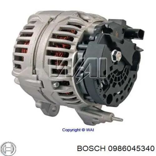 Alternator 0986045340 Bosch