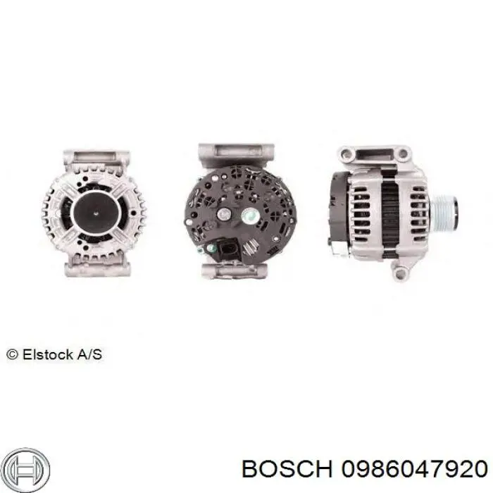 Do koszyka 0986047920 Bosch Alternator