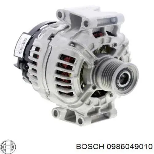 Do koszyka 0986049010 Bosch Alternator