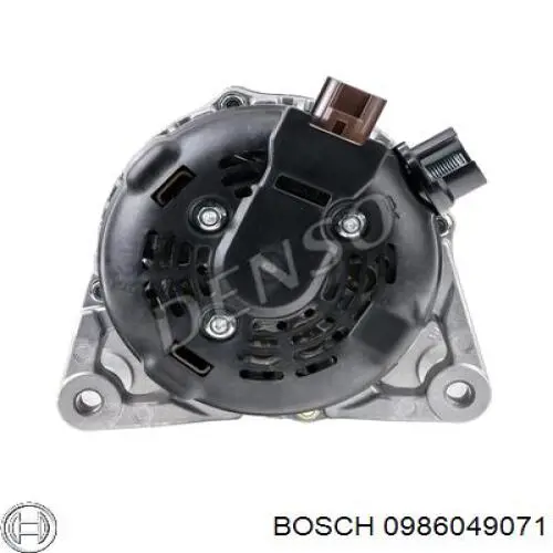 Do koszyka 0986049071 Bosch Alternator