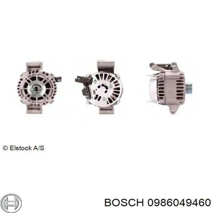 Do koszyka 0986049460 Bosch Alternator