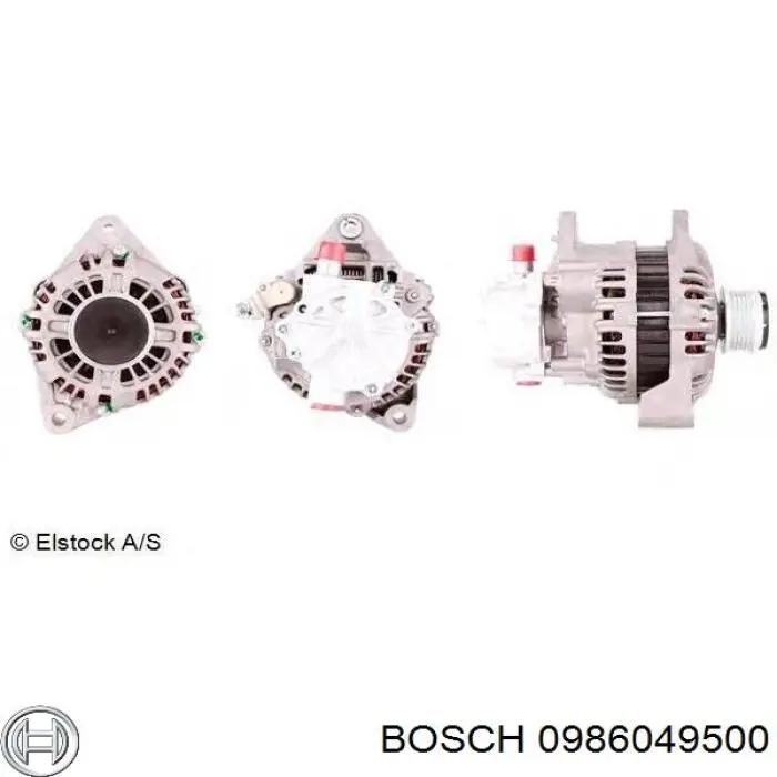 Alternator Bosch 0986049500 cena, od 196,49 USD