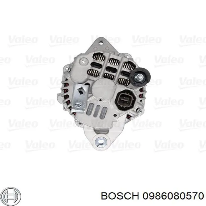 Do koszyka 0986080570 Bosch Alternator