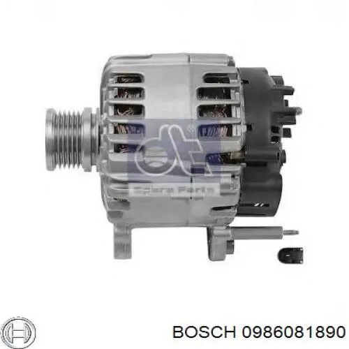 Do koszyka 0986081890 Bosch Alternator