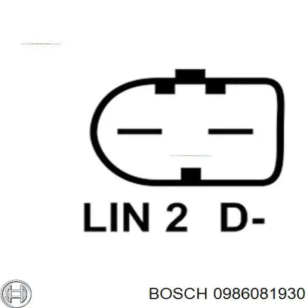 Alternator 0986081930 Bosch