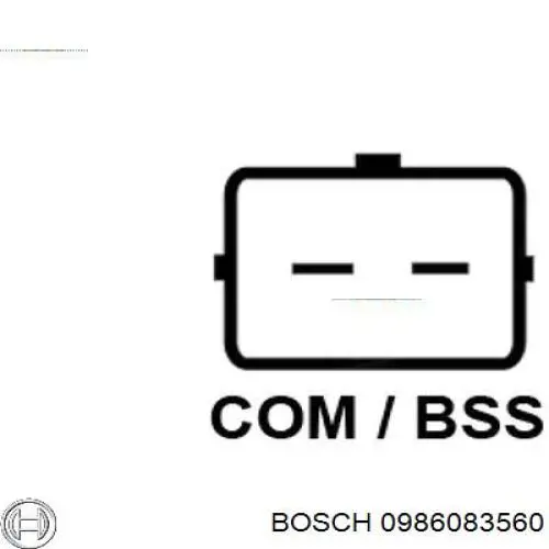 0986083560 Bosch Alternator
