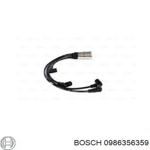 Zestaw przewodów wysokiego napięcia 0986356359 Bosch