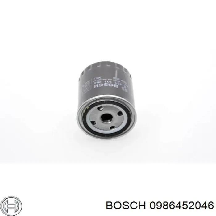 Do koszyka 0986452046 Bosch Filtr oleju