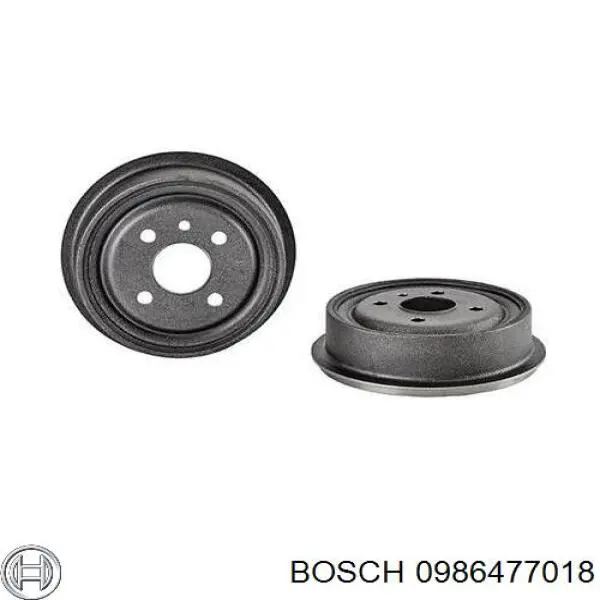 Do koszyka 0986477018 Bosch Bęben hamulcowy tylny