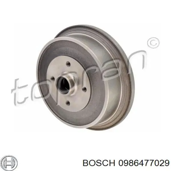 Bęben hamulcowy tylny Bosch 0986477029 cena, od 54,58 USD