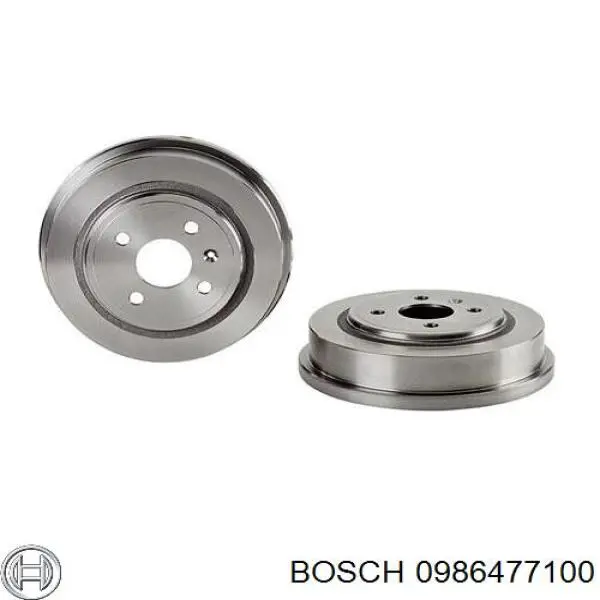 Do koszyka 0986477100 Bosch Bęben hamulcowy tylny