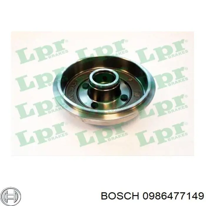 Bęben hamulcowy tylny Bosch 0986477149 cena, od 62,70 USD