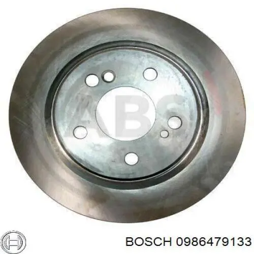 Tarcza hamulcowa tylna Bosch 0986479133 cena, od 68,82 USD