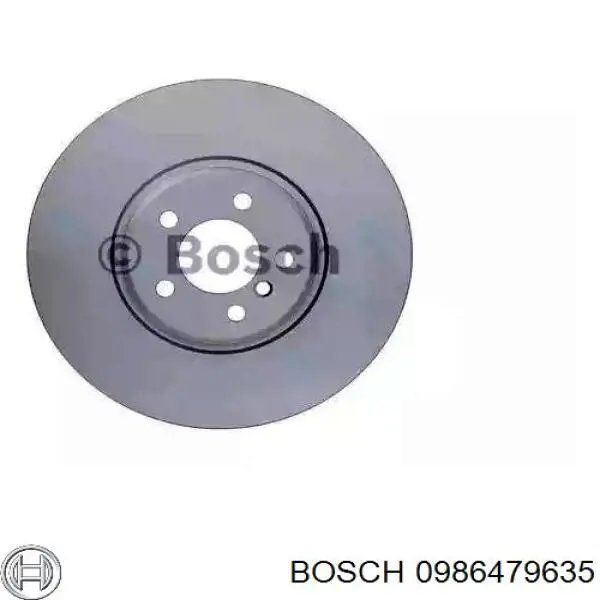 0 986 479 635 Bosch tarcza hamulcowa przednia