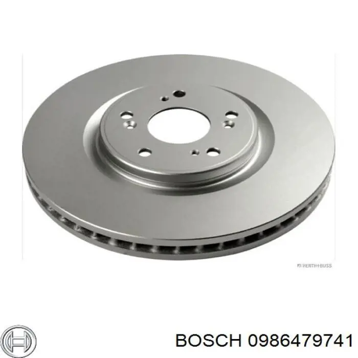 Do koszyka 0986479741 Bosch Tarcza hamulcowa przednia