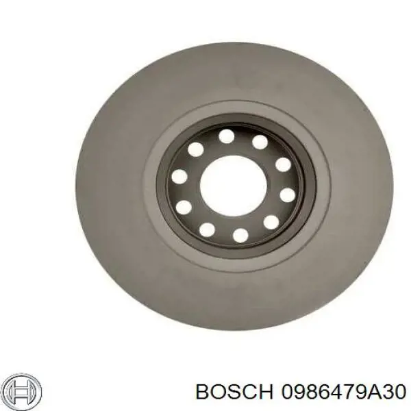 0986479A30 Bosch tarcza hamulcowa przednia