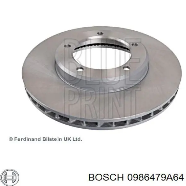 Tarcza hamulcowa przednia Bosch 0986479A64 cena, od 68,40 USD