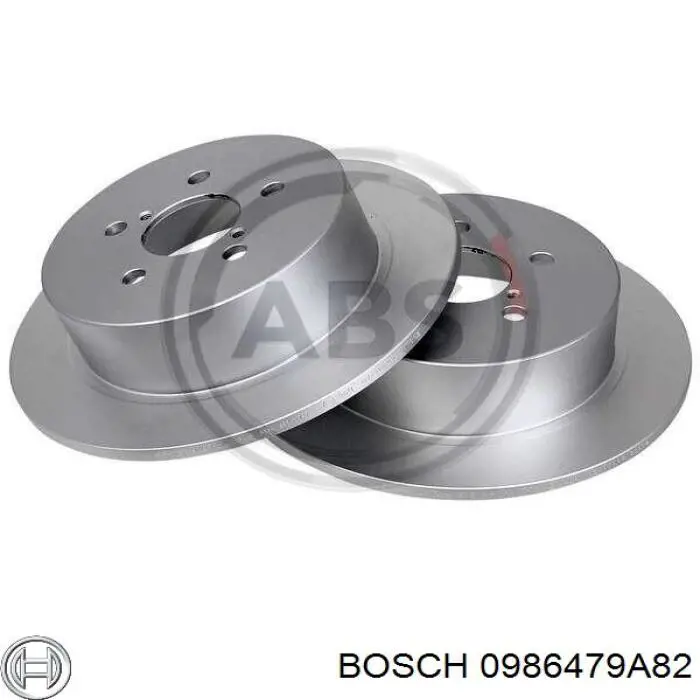 Tarcza hamulcowa tylna Bosch 0986479A82 cena, od 54,58 USD