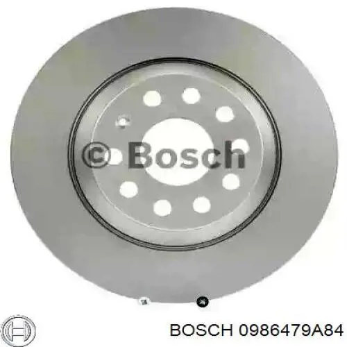 0986479A84 Bosch tarcza hamulcowa tylna