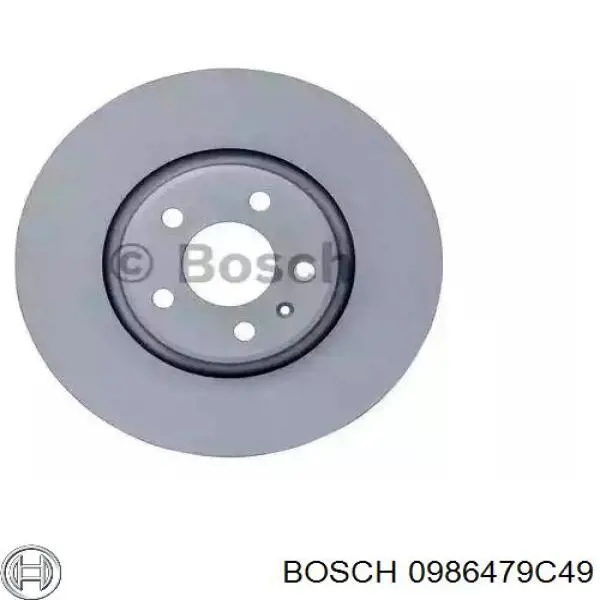 0986479C49 Bosch tarcza hamulcowa przednia