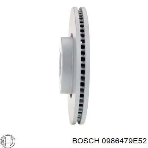 0986479E52 Bosch tarcza hamulcowa przednia