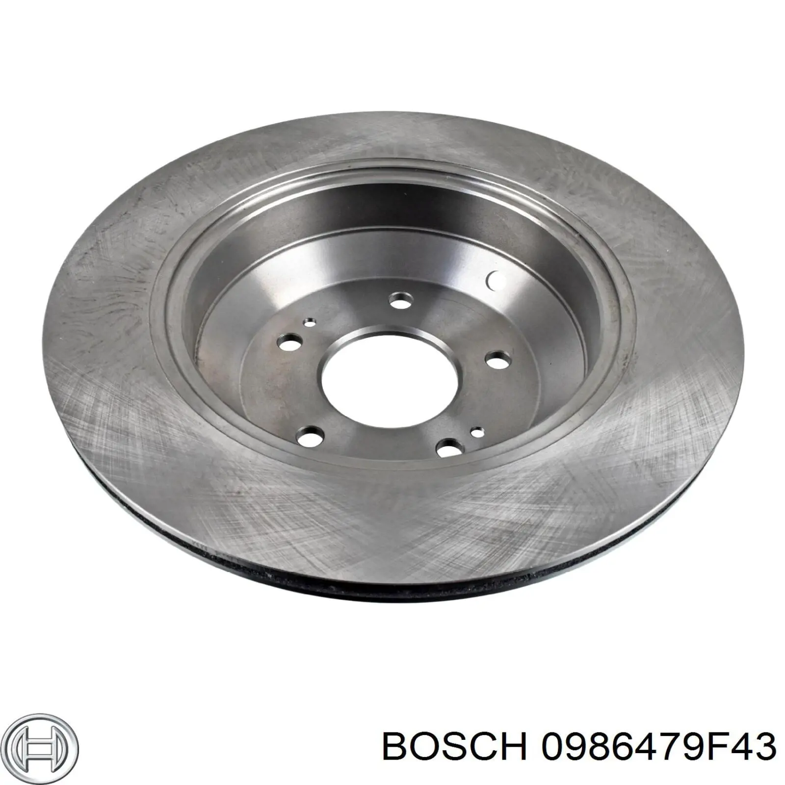 0986479F43 Bosch Tarcza hamulcowa tylna