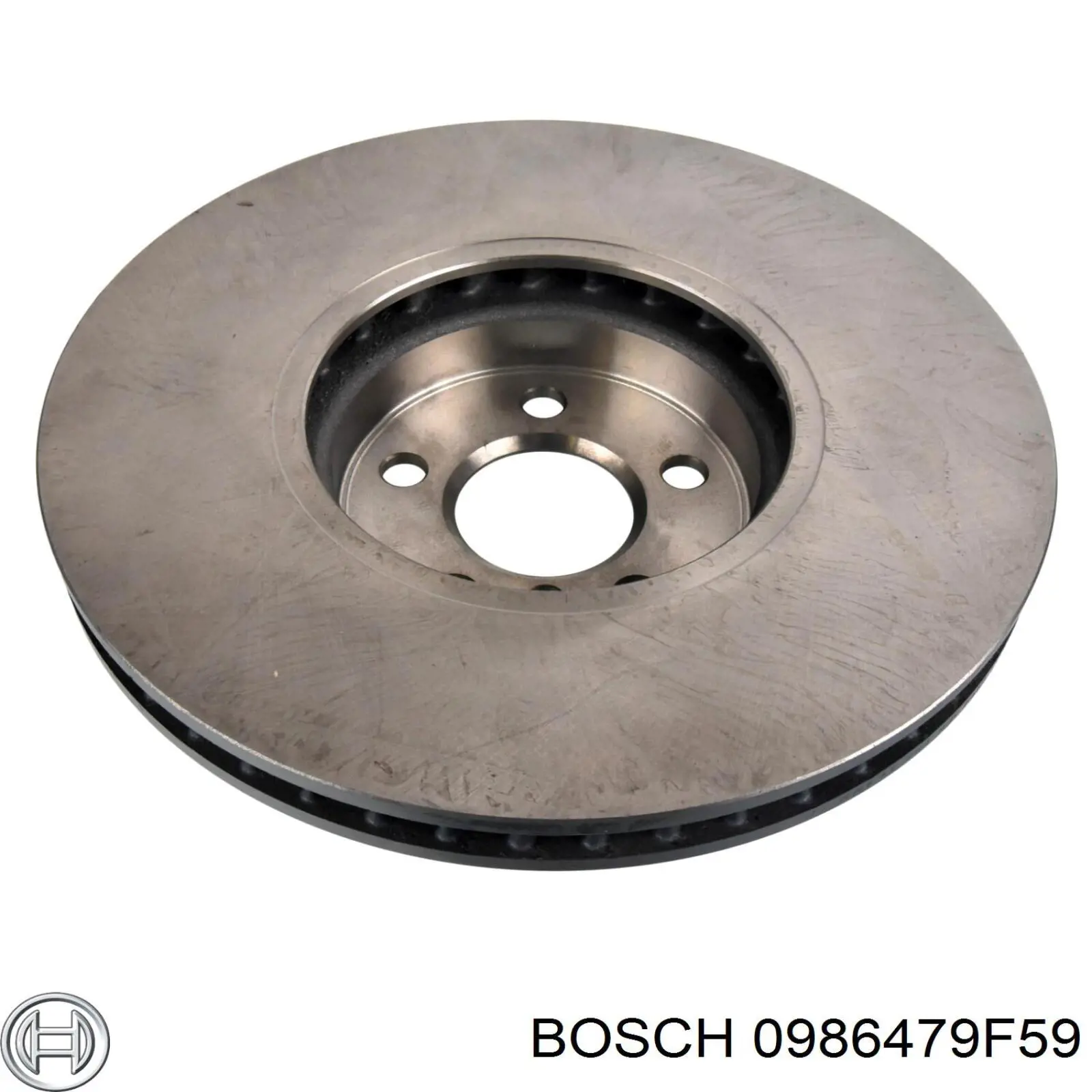 0986479F59 Bosch tarcza hamulcowa przednia