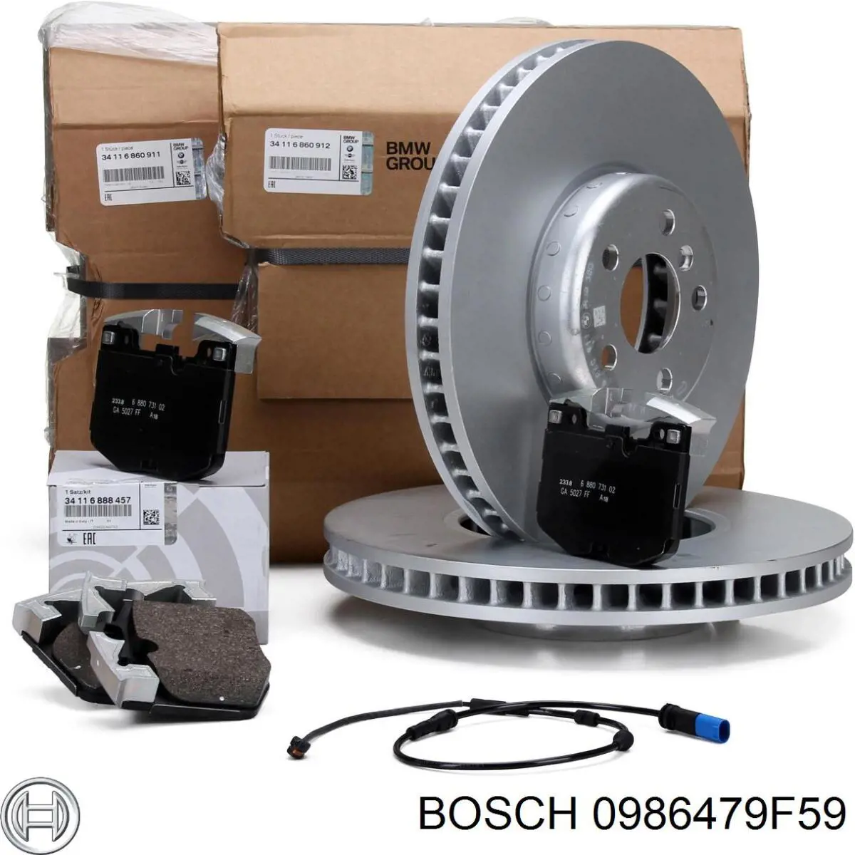 Tarcza hamulcowa przednia Bosch 0986479F59 cena, od 165,95 USD